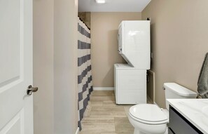 Bathroom With Laundry