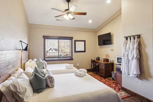 Indoors, Bed, Bedroom, Furniture, Ceiling Fan