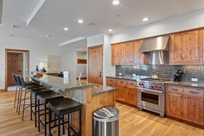 Indoors, Kitchen, Hardwood, Kitchen Island, Floor