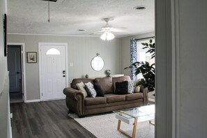 Modern decor and natural light.
