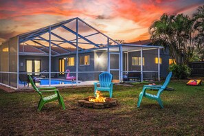 Relax by the camp fire and enjoy a smore (or two)!