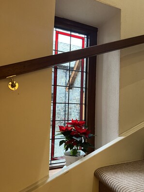 Staircase leading up to the Loft on first floor 