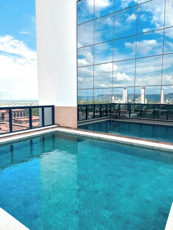 Rooftop pool