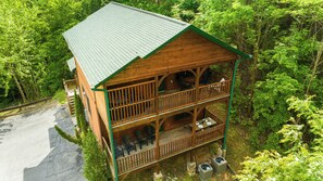 Two story cabin. 