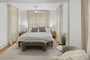 More views of the main bedroom.