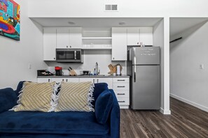 This well-appointed space is perfect for preparing delightful meals and snacks.