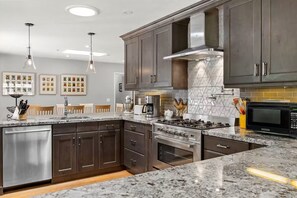 All kitchen equipment is readily available for guests to use, a chef's dream!