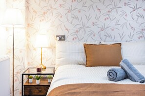 Bedside table with Lamps