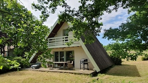 Chalet and patio