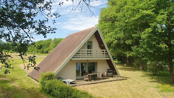 Chalet and patio