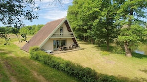 Chalet and patio