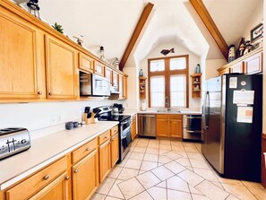 Your culinary canvas awaits in this stylish kitchen