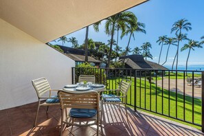 Enjoy your morning beverage with the beautiful views