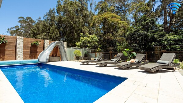 Marine Adventures | Electric Heated Magnesium Swimming Pool | Pool Slide