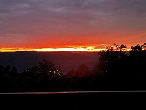 Blick von der Unterkunft