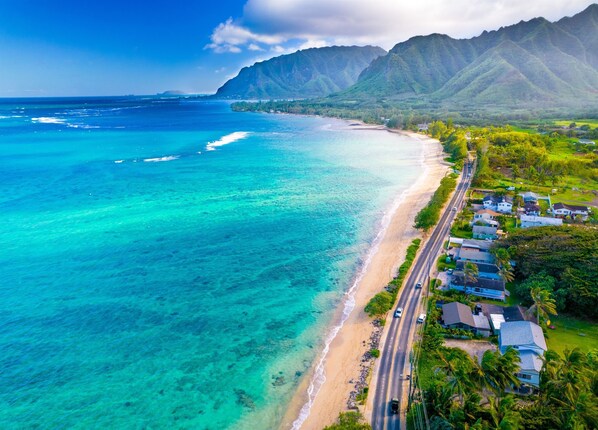Beach along the way