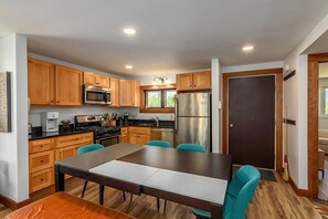 Kitchen and dining table