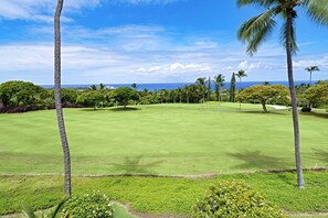 Breathtaking views overlooking the Kona Country Club golf course