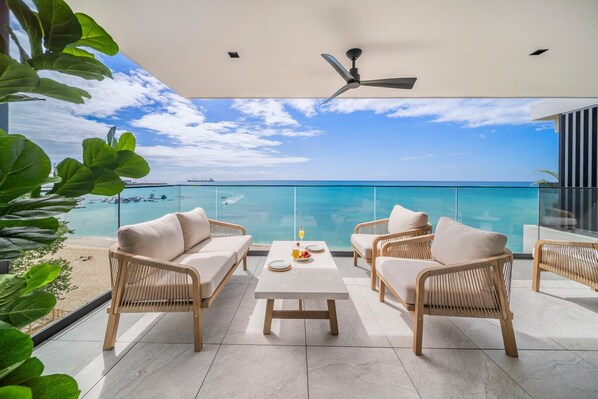 Offering the best views of the Caribbean Sea