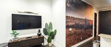 Floor to ceiling Western World mural- perfect photo backdrop!
