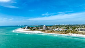 An aerial view with the Gulf welcoming you.
