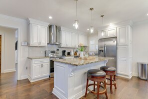 Kitchen | Drip Coffee Maker | Blender | Spices | 1st Floor