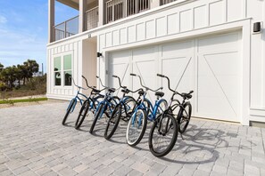 6 Adult Bikes Provided
