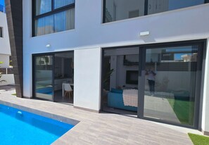 Beautiful view from the sofa/lounge area looking towards the pool.