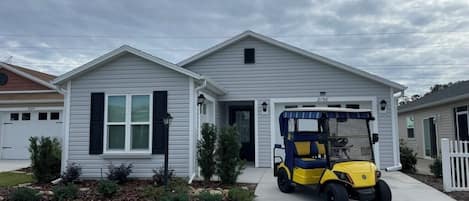 Golf Cart & Room to Park