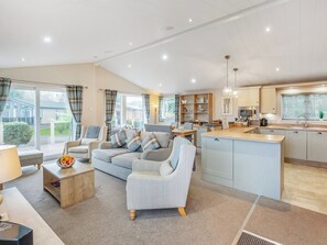 Open plan living space | Seagull Lodge - Russell Lodges at The Pines, Runswick Bay
