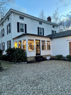 Side (main) entrance of home