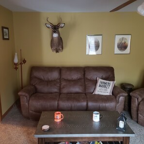 Lazy boy couches in the living room