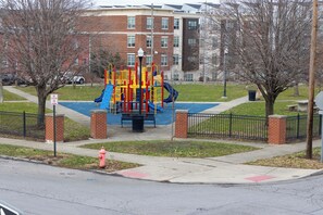 Right across the street