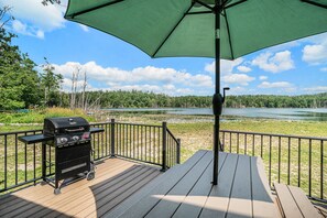 Hang out on the newly renovated composite deck.