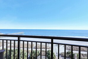Breathtaking direct oceanfront views from your private balcony. Enjoy your morning coffee with the sound of waves and the sunrise over the Atlantic. The perfect spot for peace, relaxation, and unforgettable beach memories.