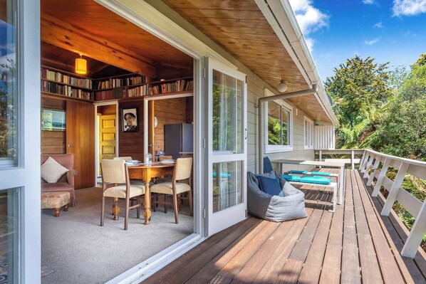 Deck & Living Area