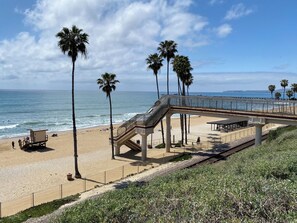 Just a short 5-9 minute walk to T-street bridge and beach