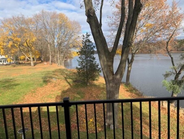 Beautiful views of the river on your deck
