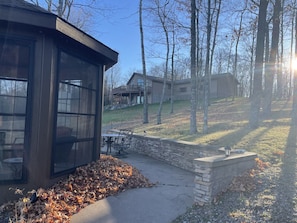 View of home from lake