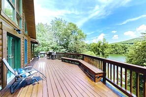 Deck overlooking Norris Lake