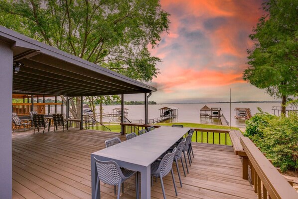 Sunset on the Deck
