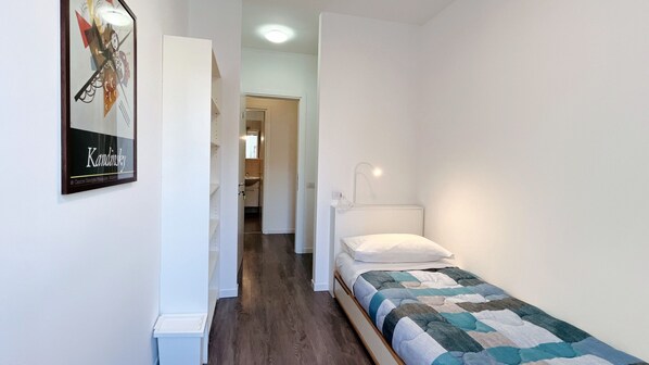 Comfortable single bed