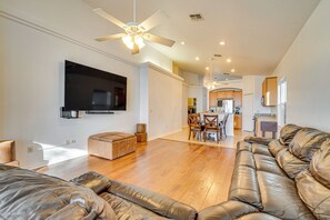 Living Room | Smart TV | Single-Story Home