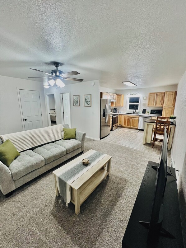 Nice open floor plan makes a great spot to hangout together.