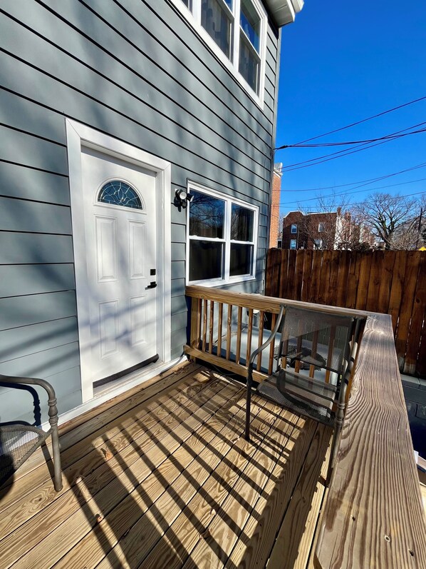 Back deck