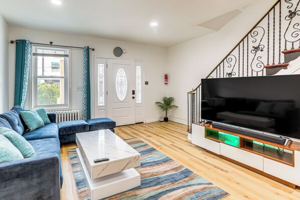 Philadelphia Vacation Rental | 3BR | 1BA | Stairs Required | 1,120 Sq Ft