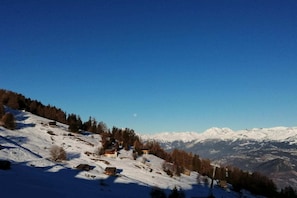 Aussicht vom Ferienhaus [Winter]