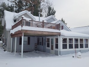 OVERALL:  The front of the home in winter