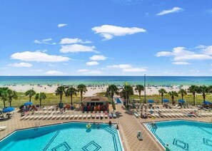 View from the private balcony