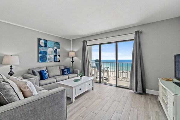 Beach front living room